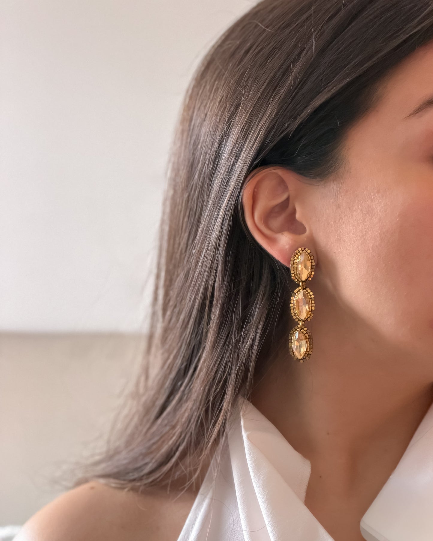 Aros Colgantes Dorados