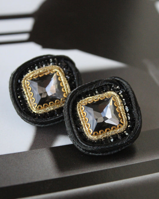 Aros Estela Negro