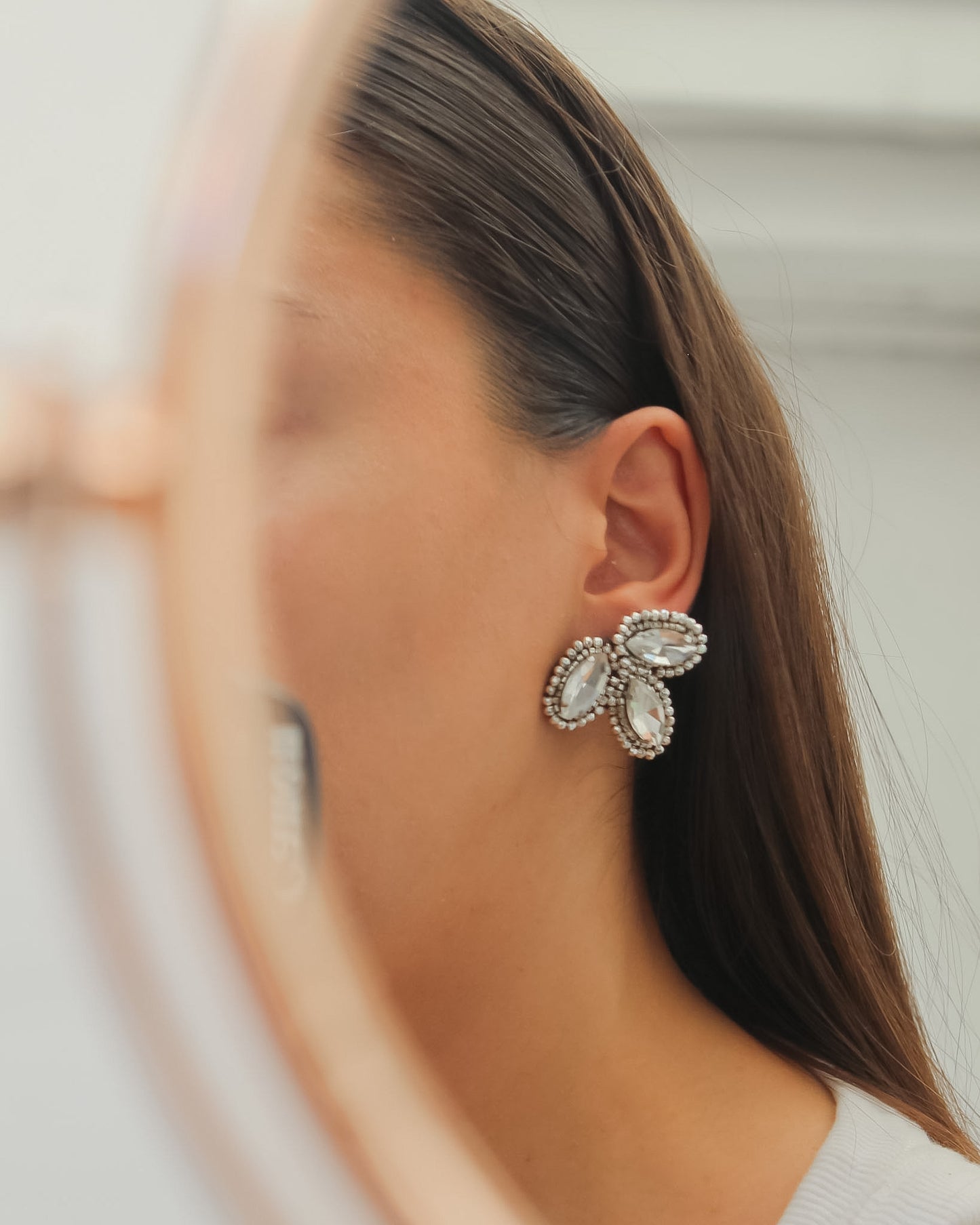 Aros Ophelia Plateado