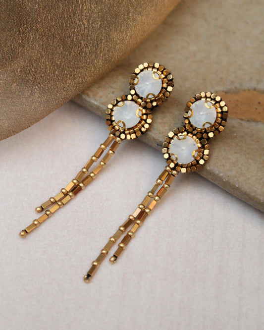 Aros colgantes Blanco