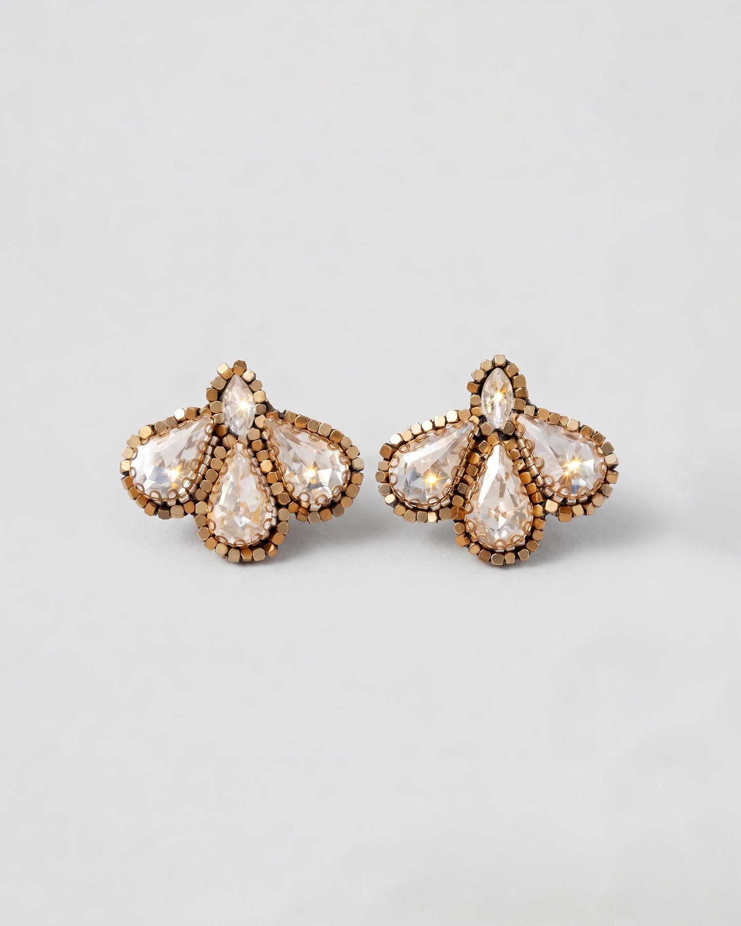 Aros Eloísa Dorado y Plateado