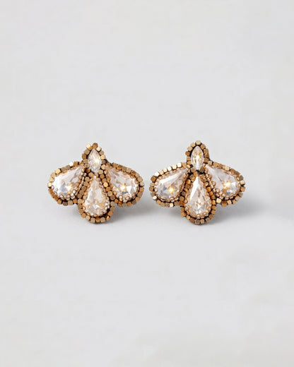Aros Eloísa Dorado y Plateado