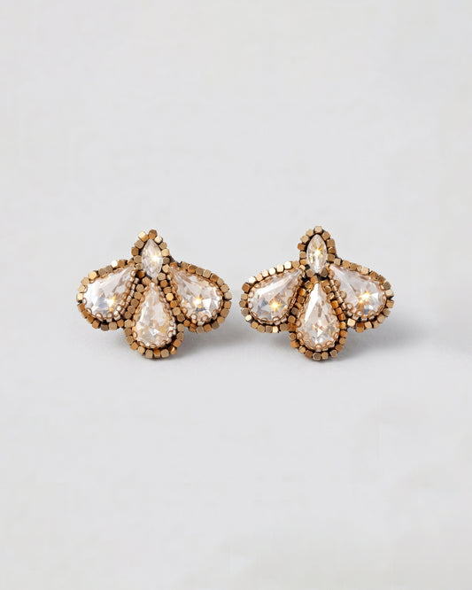 Aros Eloísa Dorado y Plateado