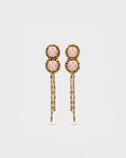 Aros colgantes Rosa
