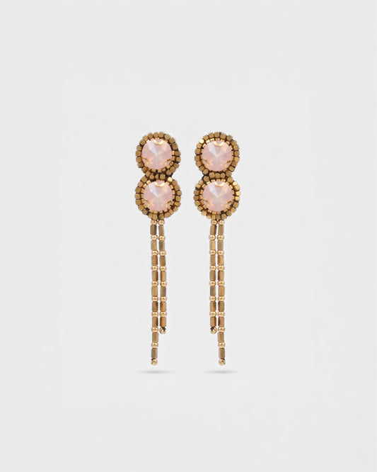Aros colgantes Rosa