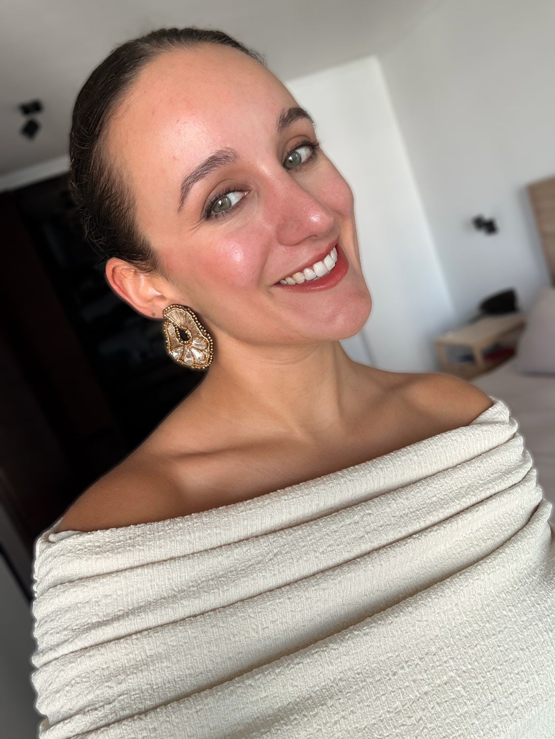 Aros Delfina Dorado