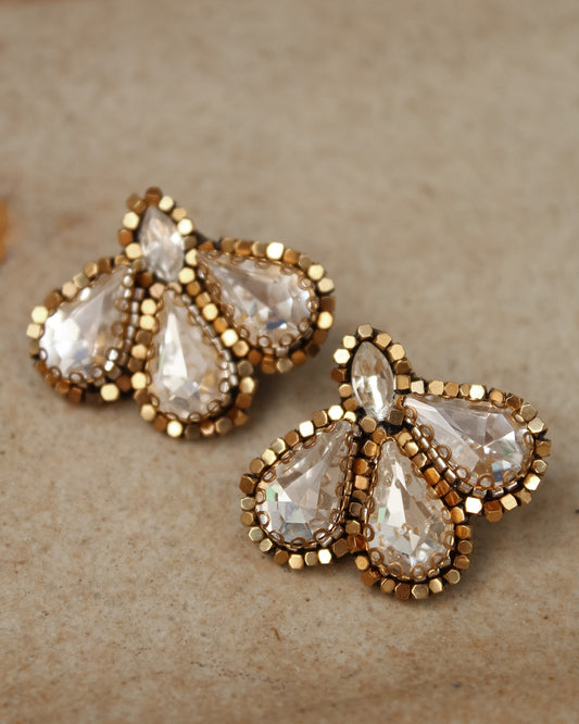 Aros Eloísa Dorado y Plateado