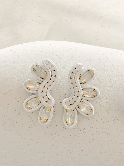 Aros Sagitta Blanco Tornasol