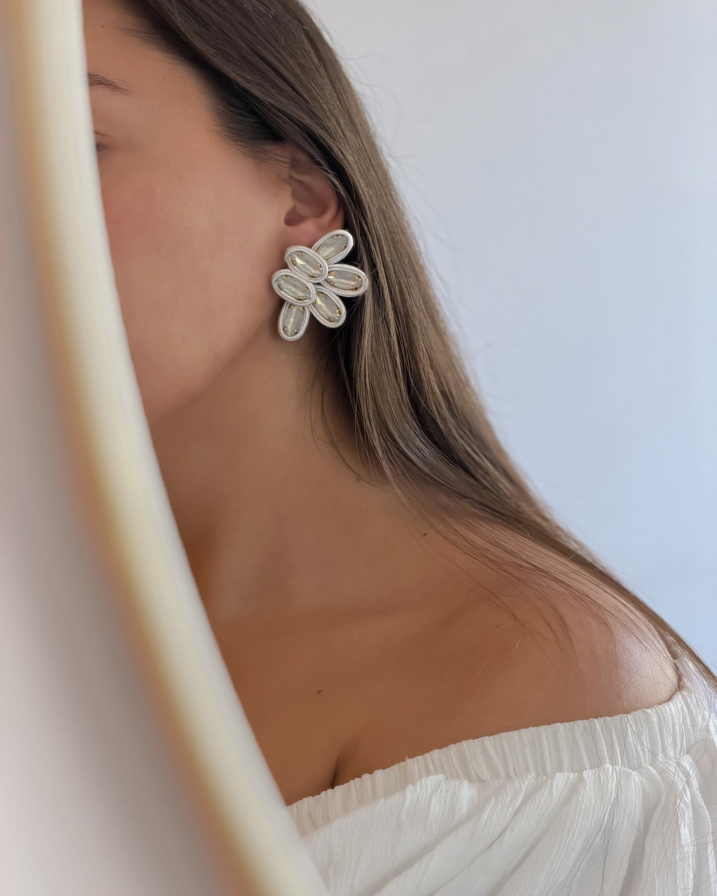 Aros Saiph Blanco Tornasol