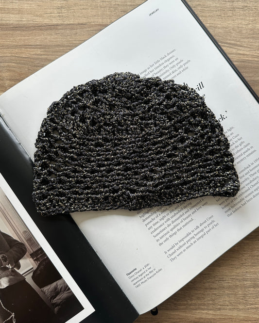 Mesh Hat Negro Brillante