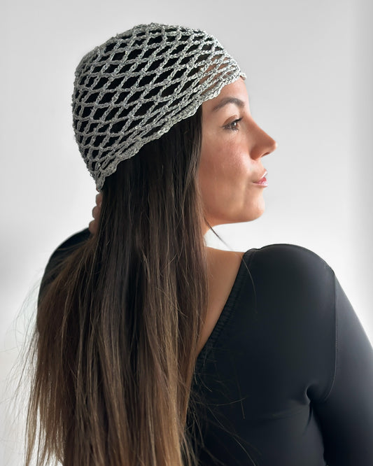 Mesh Hat Plateado