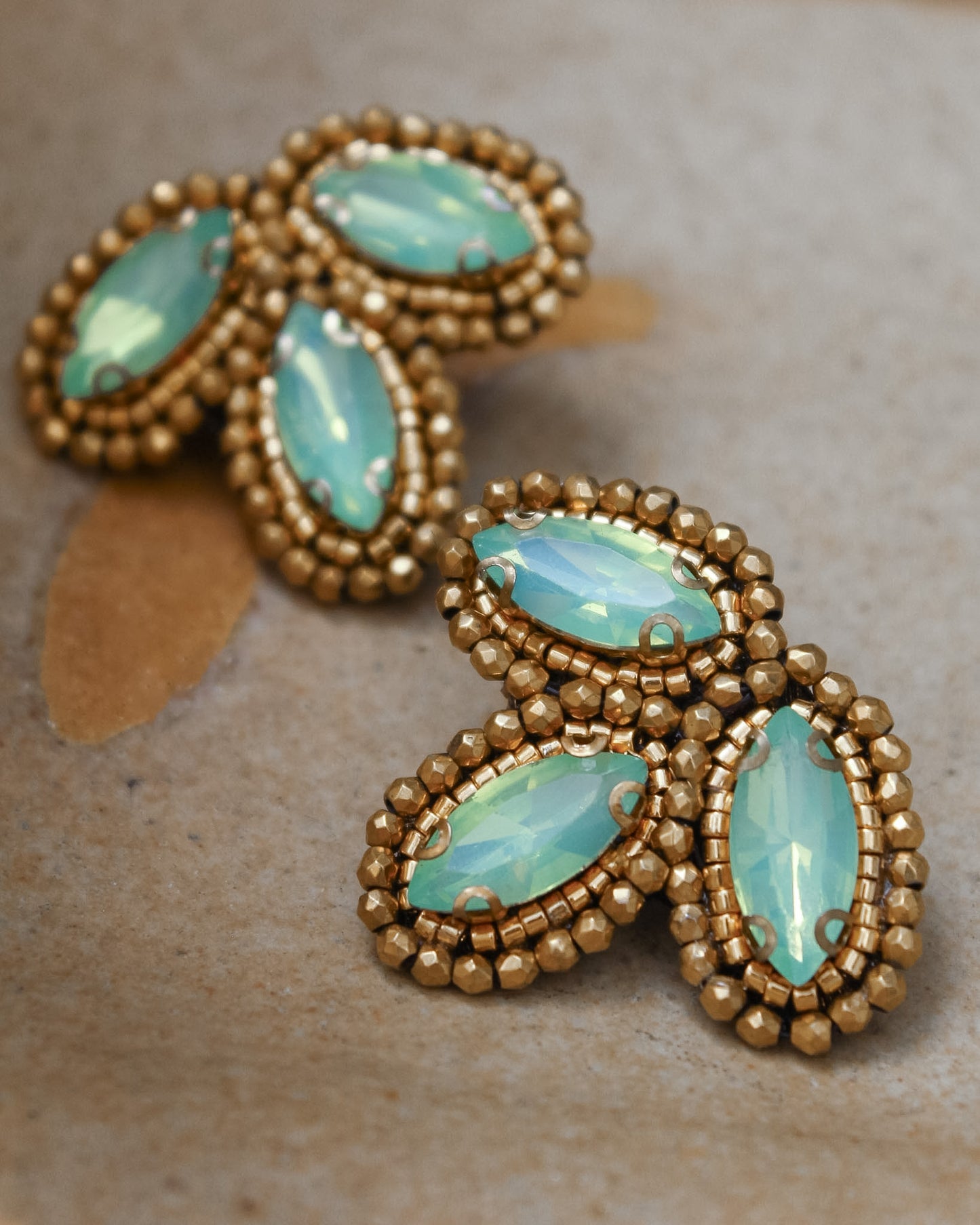 Aros Ophelia Verde Agua