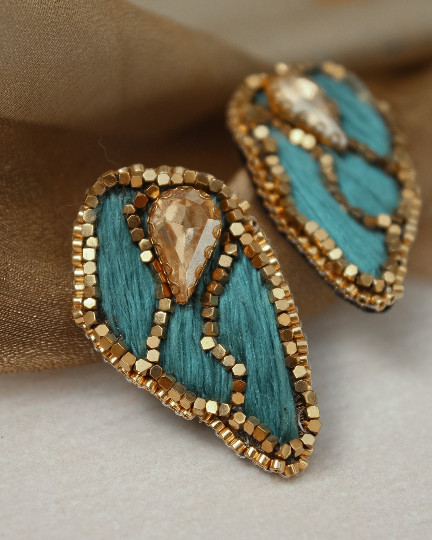 Aros Aurora Verde Turquesa