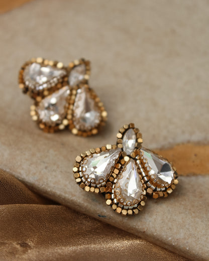 Aros Eloísa Dorado y Plateado