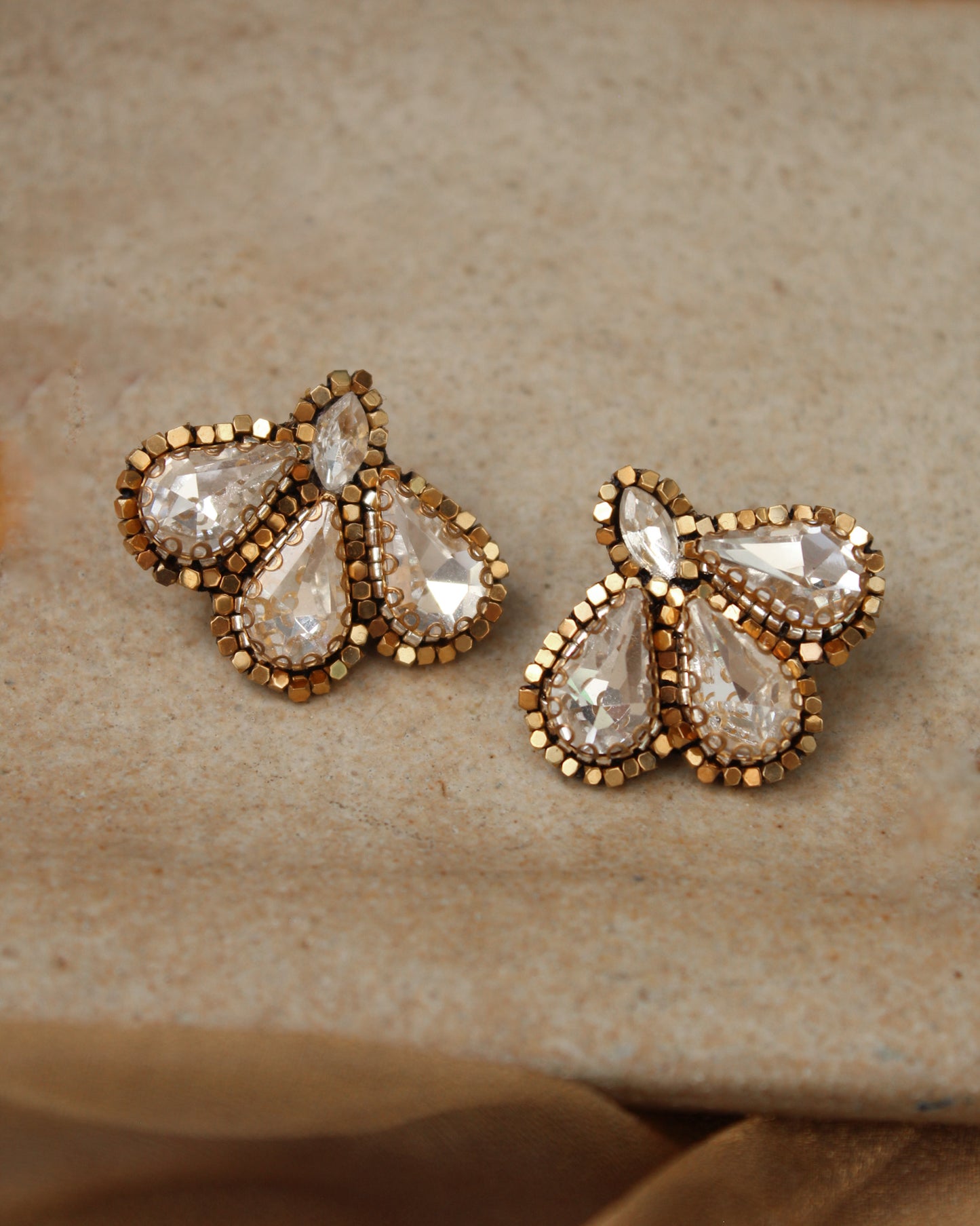 Aros Eloísa Dorado y Plateado