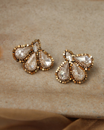 Aros Eloísa Dorado y Plateado