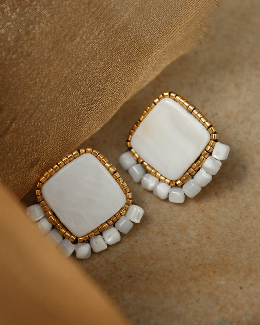 Aros Amalia Blanco