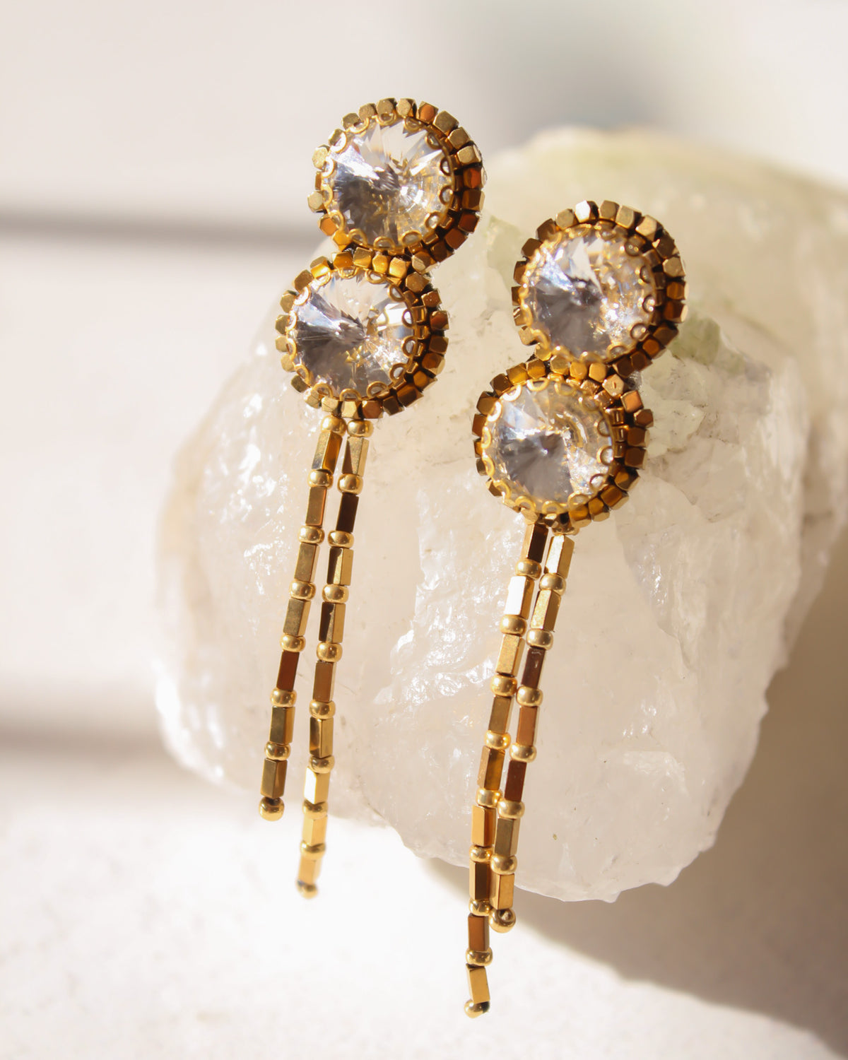 Aros colgantes Dorado y Plateado