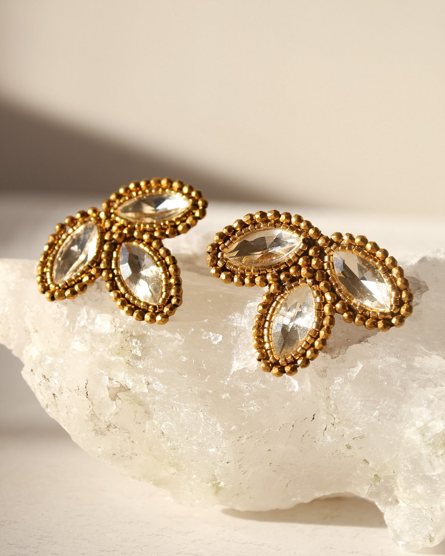 Aros Ophelia Dorado y Plateado