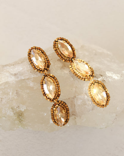 Aros Colgantes Dorados