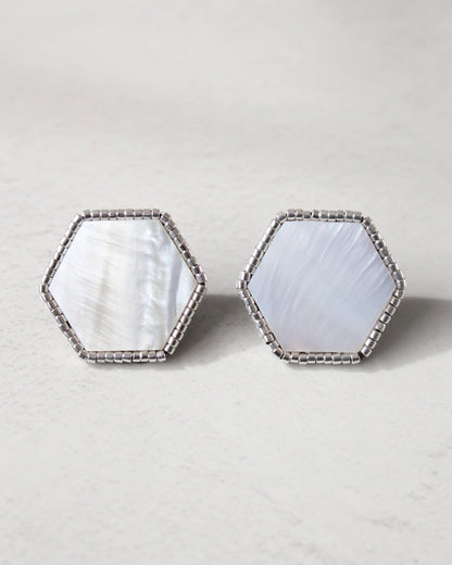 Aros Nácar Hexagonal
