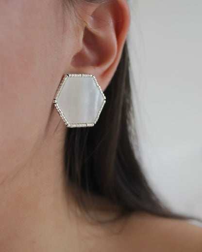Aros Nácar Hexagonal