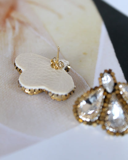 Aros Eloísa Dorado y Plateado
