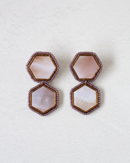 Aros Nácar Hexagonal
