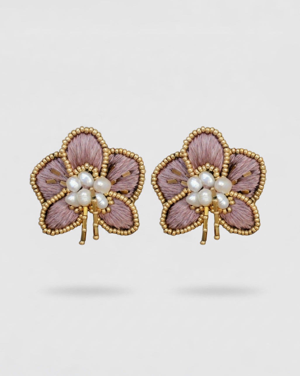 Aros Orquídea Palo Rosa