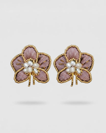 Aros Orquídea Palo Rosa