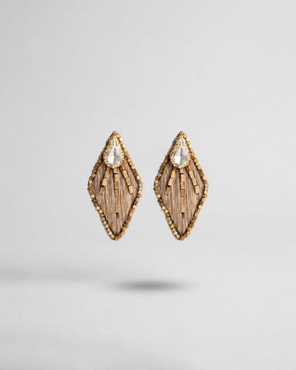 Aros Rombo Dorado