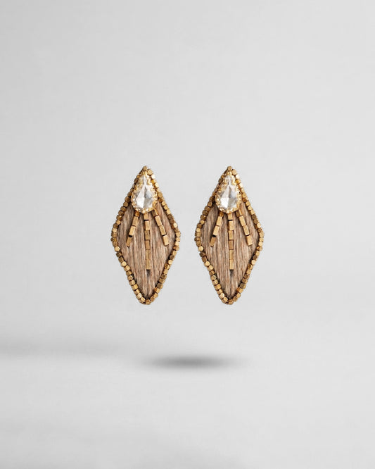 Aros Rombo Dorado
