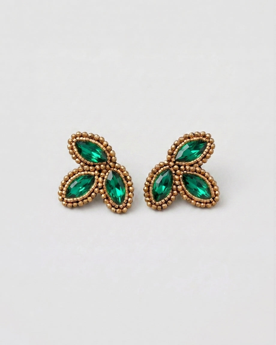 Aros Ophelia Verde Turquesa