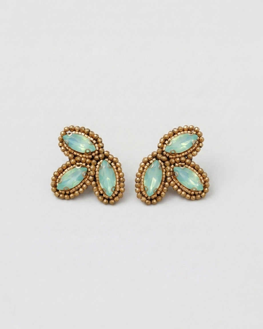 Aros Ophelia Verde Agua