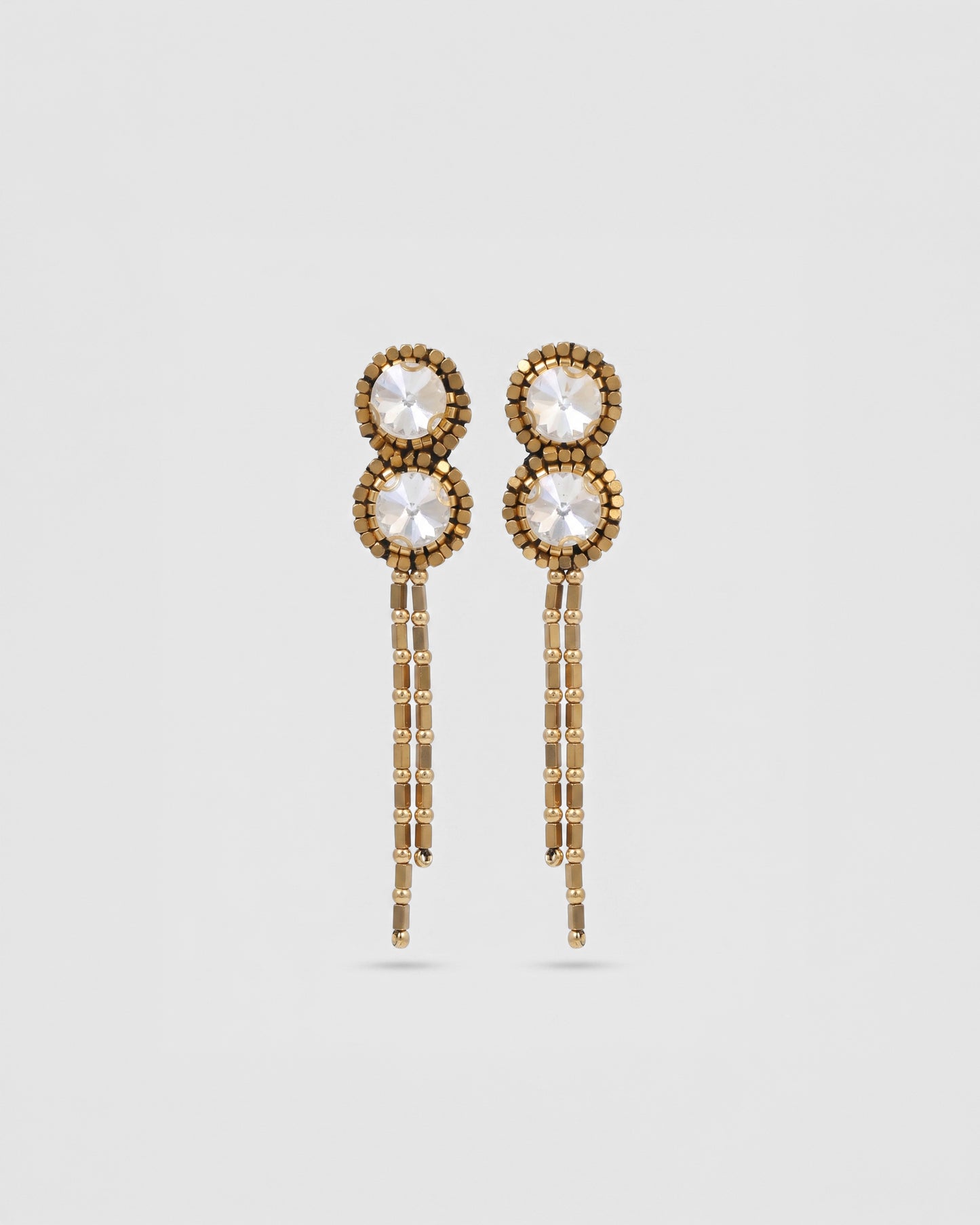 Aros colgantes Dorado y Plateado