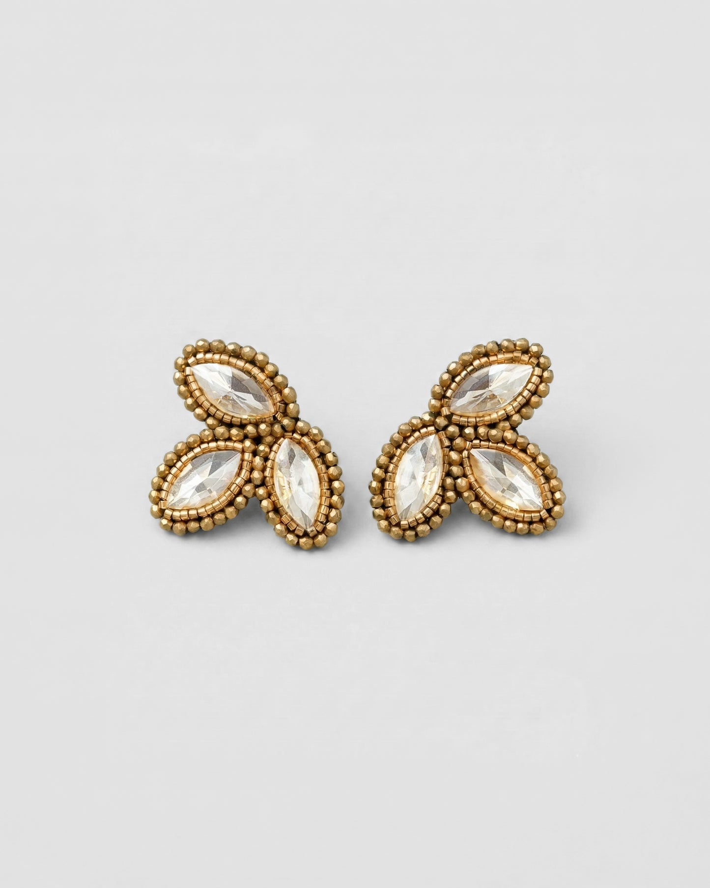 Aros Ophelia Dorado y Plateado