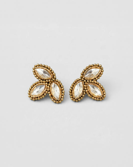 Aros Ophelia Dorado y Plateado